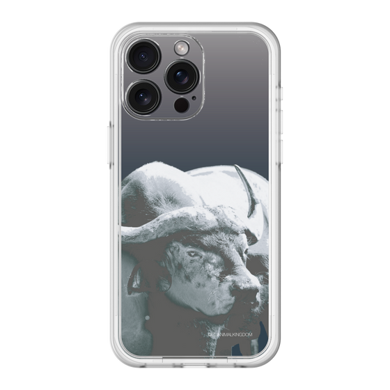 Slim Protection Premium Case［ The Izu Animal Kingdom - Buffalo Monochrome ］