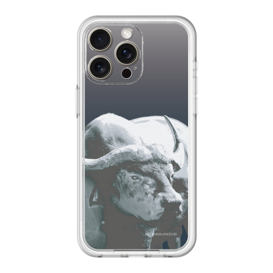 Slim Protection Premium Case［ The Izu Animal Kingdom - Buffalo Monochrome ］