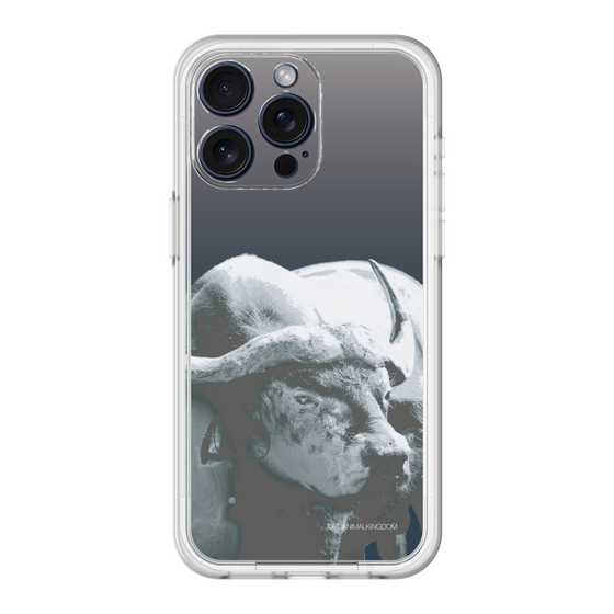 Slim Protection Premium Case［ The Izu Animal Kingdom - Buffalo Monochrome ］
