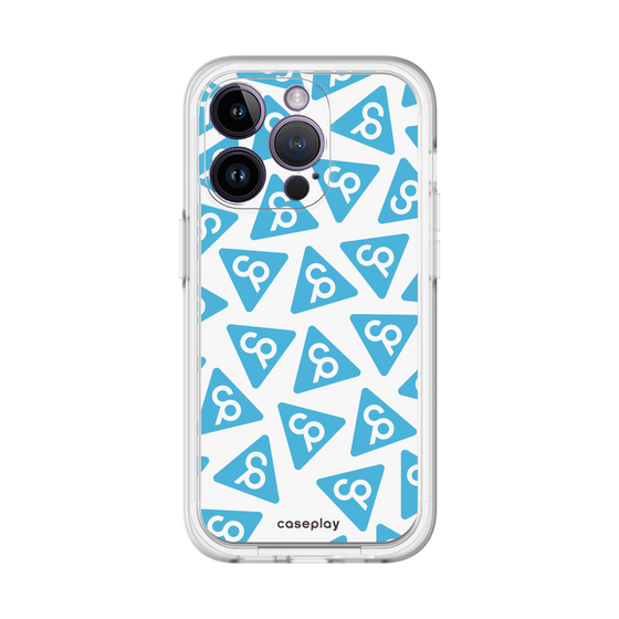 Slim Protection Premium Case［ Original - CASEPLAY Logo Mark - Light Blue ］