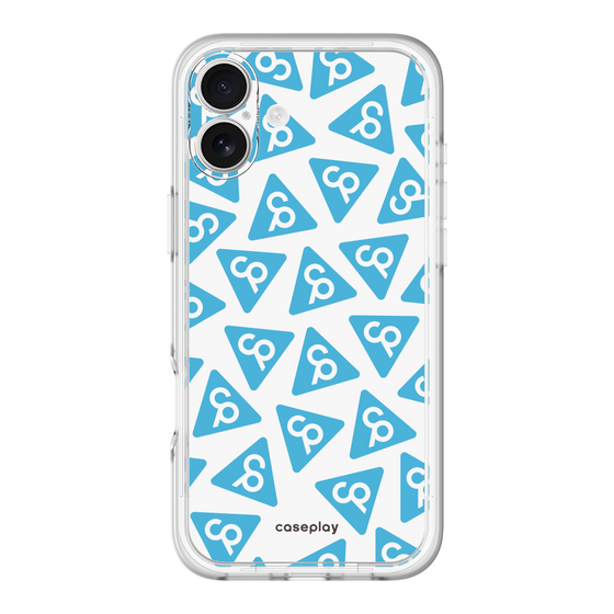 Slim Protection Premium Case［ Original - CASEPLAY Logo Mark - Light Blue ］