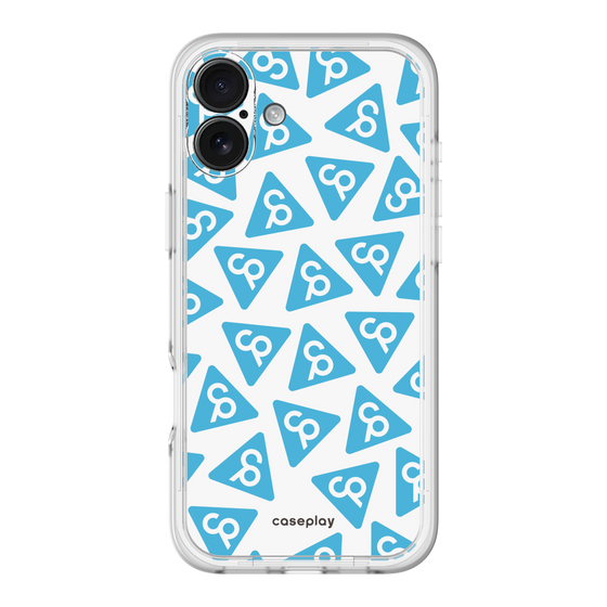 Slim Protection Premium Case［ Original - CASEPLAY Logo Mark - Light Blue ］