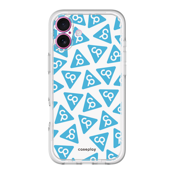 Slim Protection Premium Case［ Original - CASEPLAY Logo Mark - Light Blue ］