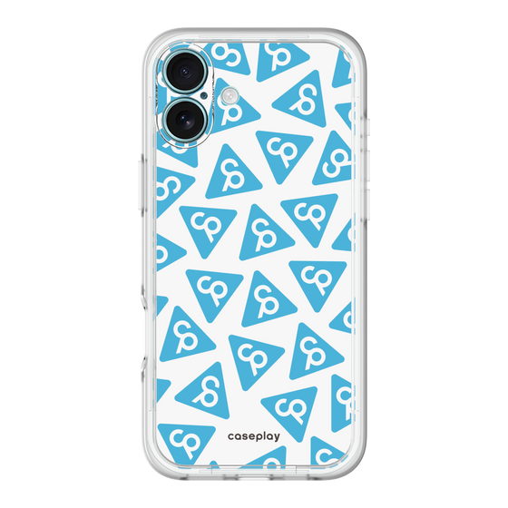 Slim Protection Premium Case［ Original - CASEPLAY Logo Mark - Light Blue ］