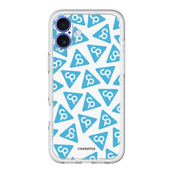 Slim Protection Premium Case［ Original - CASEPLAY Logo Mark - Light Blue ］