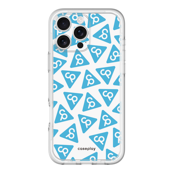 Slim Protection Premium Case［ Original - CASEPLAY Logo Mark - Light Blue ］