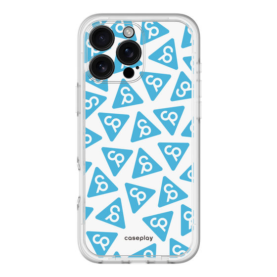 Slim Protection Premium Case［ Original - CASEPLAY Logo Mark - Light Blue ］
