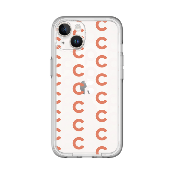 Slim Protection Premium Case［ Original - CASEPLAY Initial All-over Pattern - Orange ］