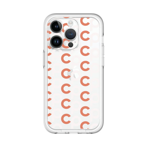 Slim Protection Premium Case［ Original - CASEPLAY Initial All-over Pattern - Orange ］