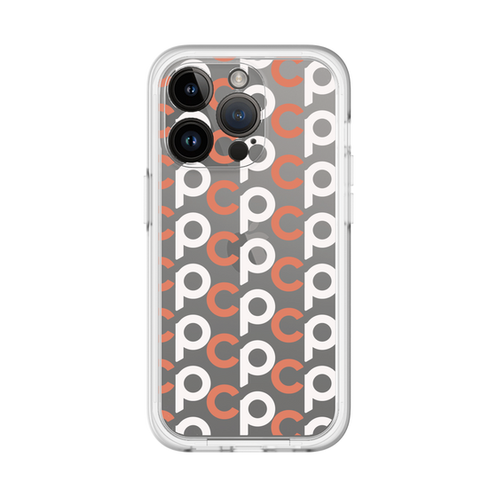 Slim Protection Premium Case［ Original - CASEPLAY Initial All-over Pattern - Orange ］