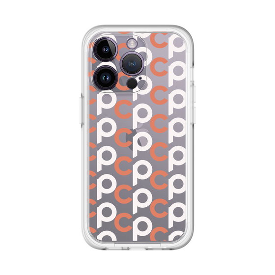 Slim Protection Premium Case［ Original - CASEPLAY Initial All-over Pattern - Orange ］