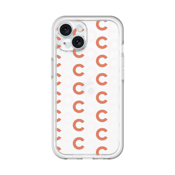 Slim Protection Premium Case［ Original - CASEPLAY Initial All-over Pattern - Orange ］