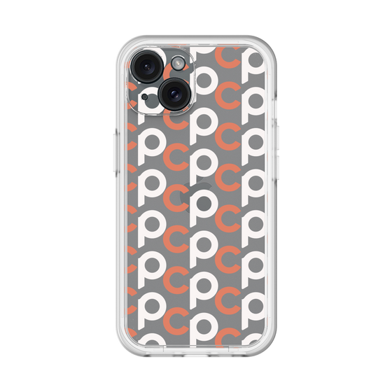 Slim Protection Premium Case［ Original - CASEPLAY Initial All-over Pattern - Orange ］
