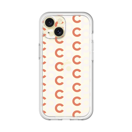Slim Protection Premium Case［ Original - CASEPLAY Initial All-over Pattern - Orange ］