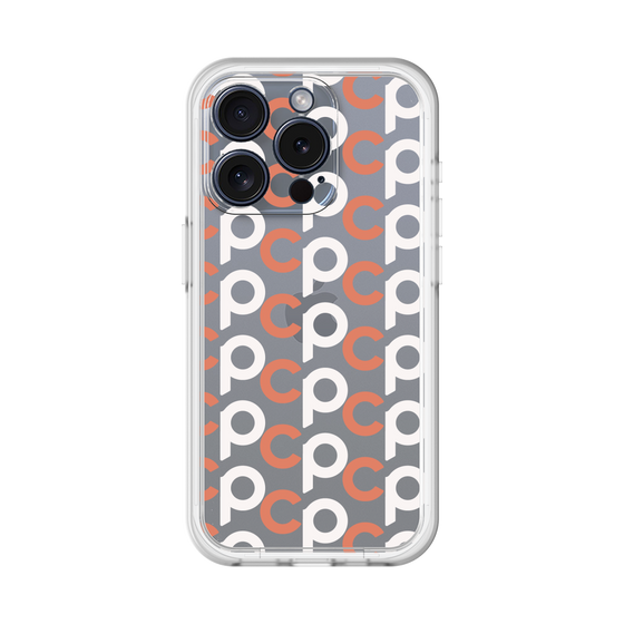 Slim Protection Premium Case［ Original - CASEPLAY Initial All-over Pattern - Orange ］