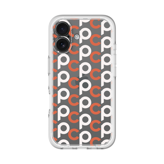 Slim Protection Premium Case［ Original - CASEPLAY Initial All-over Pattern - Orange ］