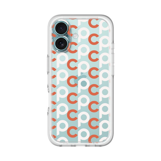 Slim Protection Premium Case［ Original - CASEPLAY Initial All-over Pattern - Orange ］