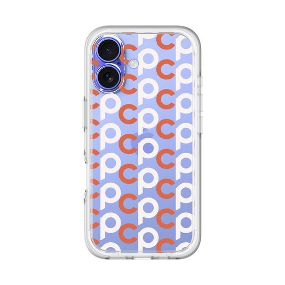 Slim Protection Premium Case［ Original - CASEPLAY Initial All-over Pattern - Orange ］