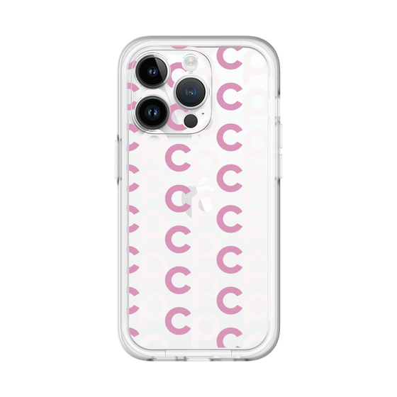 Slim Protection Premium Case［ Original - CASEPLAY Initial All-over Pattern - Pink ］