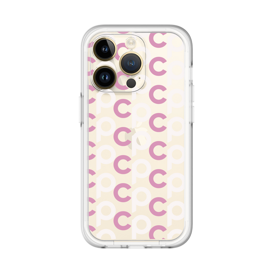 Slim Protection Premium Case［ Original - CASEPLAY Initial All-over Pattern - Pink ］