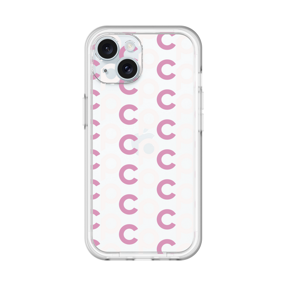 Slim Protection Premium Case［ Original - CASEPLAY Initial All-over Pattern - Pink ］