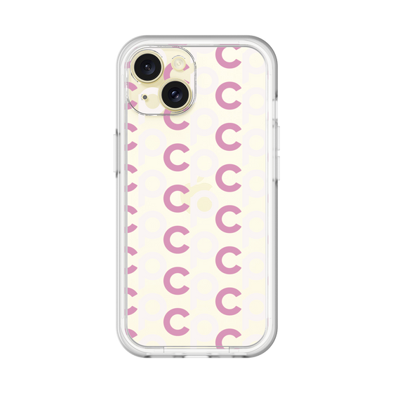 Slim Protection Premium Case［ Original - CASEPLAY Initial All-over Pattern - Pink ］