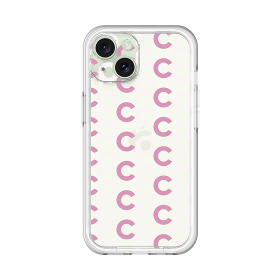 Slim Protection Premium Case［ Original - CASEPLAY Initial All-over Pattern - Pink ］