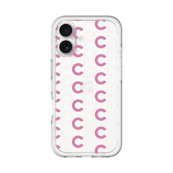 Slim Protection Premium Case［ Original - CASEPLAY Initial All-over Pattern - Pink ］