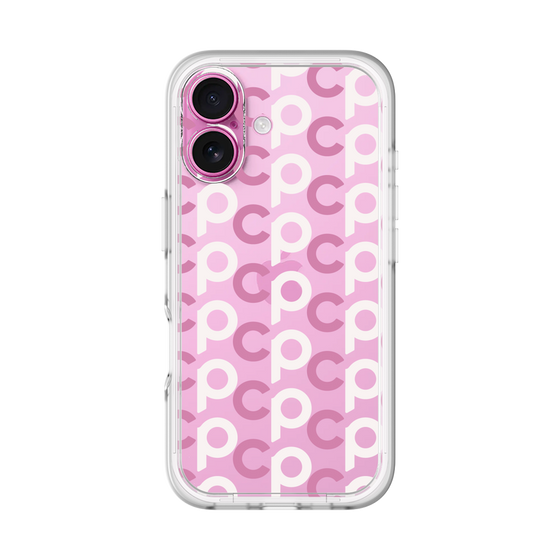 Slim Protection Premium Case［ Original - CASEPLAY Initial All-over Pattern - Pink ］