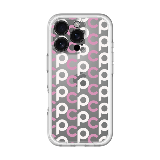 Slim Protection Premium Case［ Original - CASEPLAY Initial All-over Pattern - Pink ］