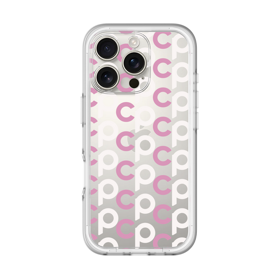 Slim Protection Premium Case［ Original - CASEPLAY Initial All-over Pattern - Pink ］