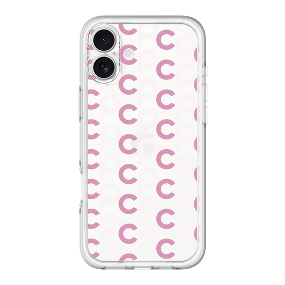 Slim Protection Premium Case［ Original - CASEPLAY Initial All-over Pattern - Pink ］