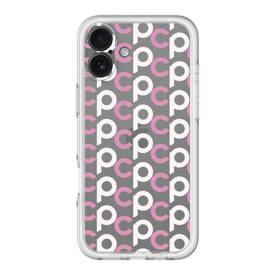 Slim Protection Premium Case［ Original - CASEPLAY Initial All-over Pattern - Pink ］