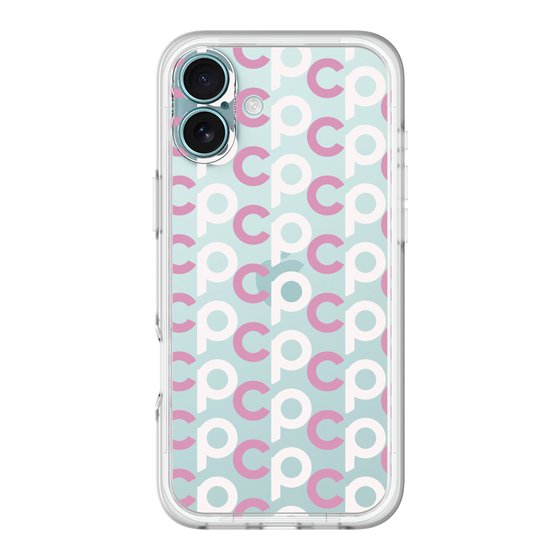 Slim Protection Premium Case［ Original - CASEPLAY Initial All-over Pattern - Pink ］