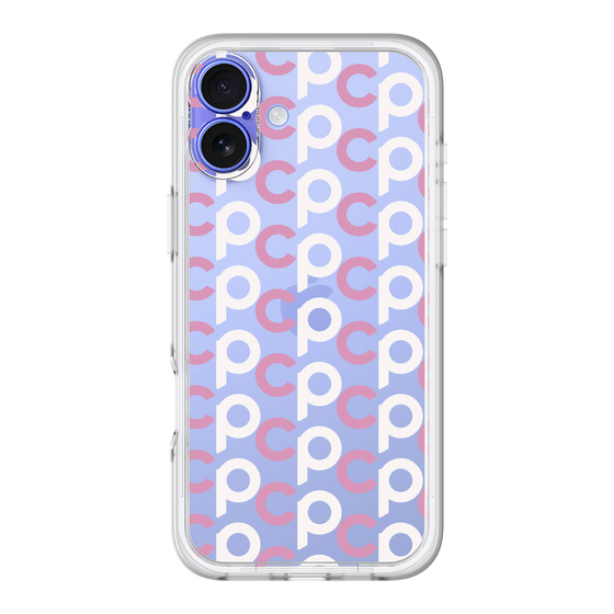 Slim Protection Premium Case［ Original - CASEPLAY Initial All-over Pattern - Pink ］