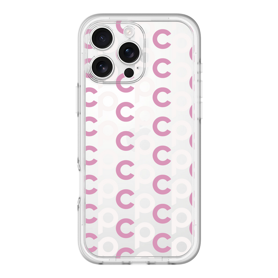 Slim Protection Premium Case［ Original - CASEPLAY Initial All-over Pattern - Pink ］