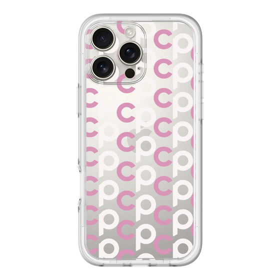 Slim Protection Premium Case［ Original - CASEPLAY Initial All-over Pattern - Pink ］
