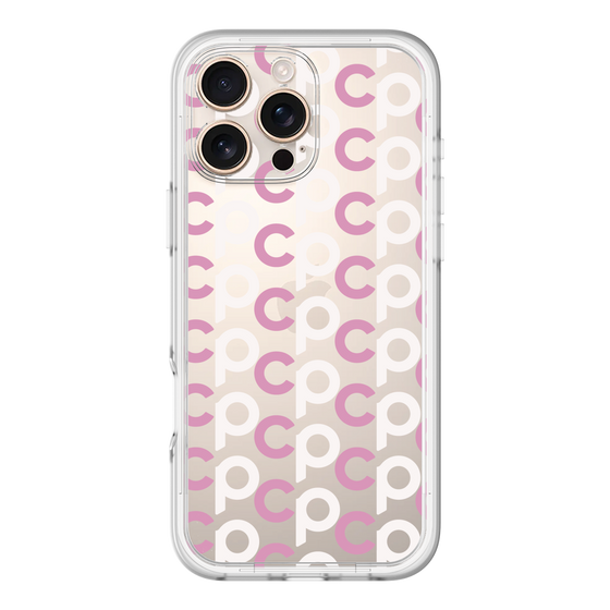 Slim Protection Premium Case［ Original - CASEPLAY Initial All-over Pattern - Pink ］