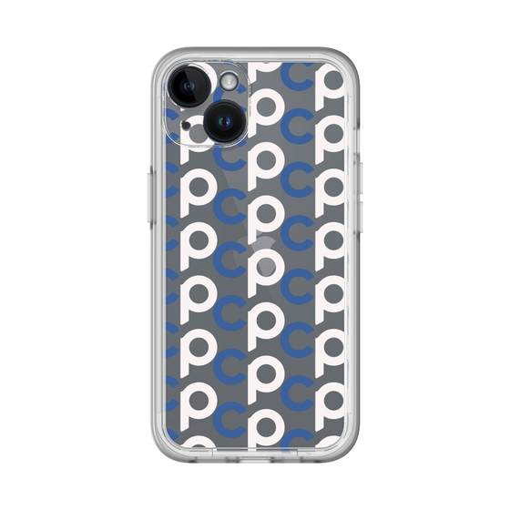 Slim Protection Premium Case［ Original - CASEPLAY Initial All-over Pattern - Navy ］