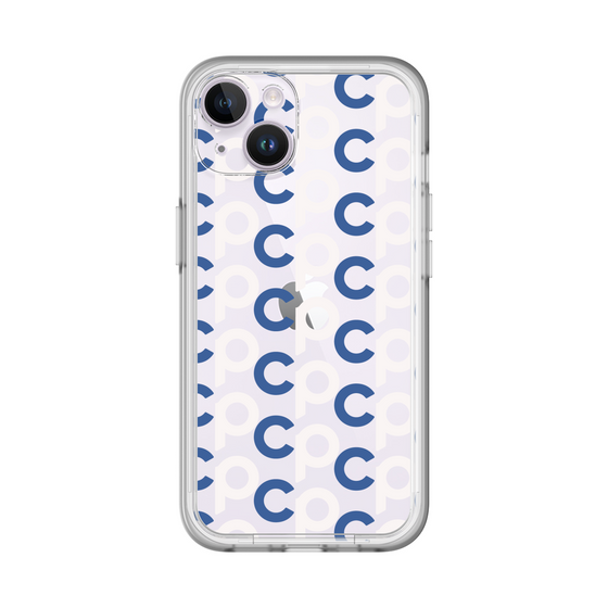 Slim Protection Premium Case［ Original - CASEPLAY Initial All-over Pattern - Navy ］