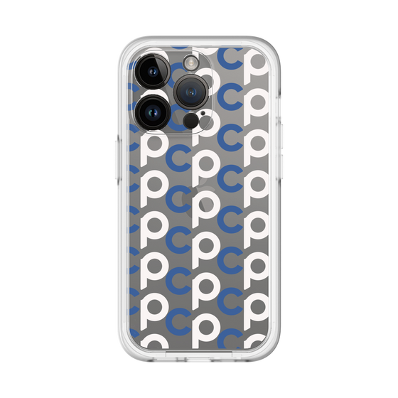 Slim Protection Premium Case［ Original - CASEPLAY Initial All-over Pattern - Navy ］