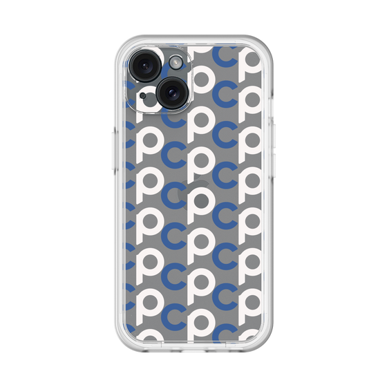 Slim Protection Premium Case［ Original - CASEPLAY Initial All-over Pattern - Navy ］