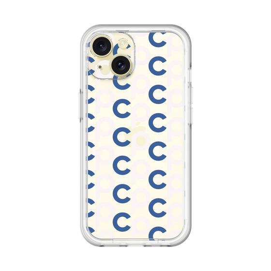 Slim Protection Premium Case［ Original - CASEPLAY Initial All-over Pattern - Navy ］