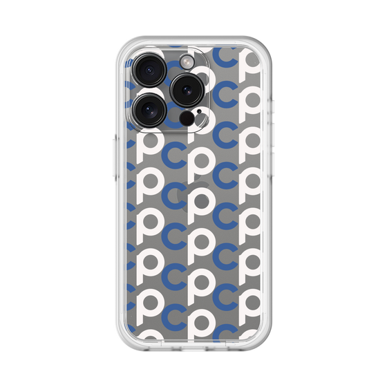 Slim Protection Premium Case［ Original - CASEPLAY Initial All-over Pattern - Navy ］