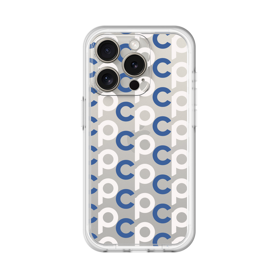 Slim Protection Premium Case［ Original - CASEPLAY Initial All-over Pattern - Navy ］