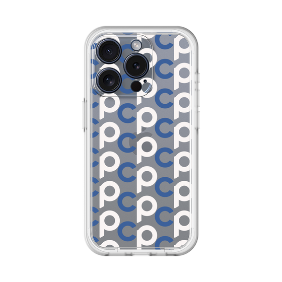Slim Protection Premium Case［ Original - CASEPLAY Initial All-over Pattern - Navy ］