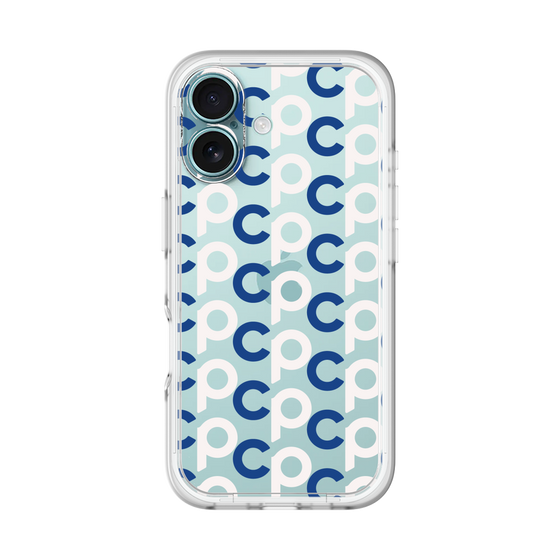 Slim Protection Premium Case［ Original - CASEPLAY Initial All-over Pattern - Navy ］