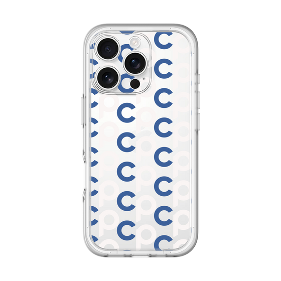 Slim Protection Premium Case［ Original - CASEPLAY Initial All-over Pattern - Navy ］