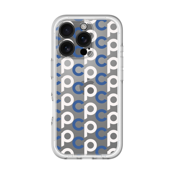 Slim Protection Premium Case［ Original - CASEPLAY Initial All-over Pattern - Navy ］