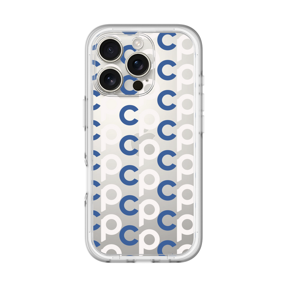 Slim Protection Premium Case［ Original - CASEPLAY Initial All-over Pattern - Navy ］